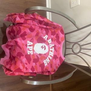 Bape sweater does have a little stain